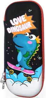 See inside Am0057 Multi Art Plastic Pencil Box (Set Of 1, Multicolor)