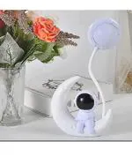 JELLIFY Astronaut LED Desk Lamp SpaceMan Moon Night Light with USB Rechargeable for Kids Table Lamp pack of 1