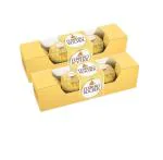 Ferrero Rocher, Exquisite Hazelnut and Milk Chocolate Gift, 4 pieces (50 g) Pack of 2