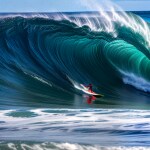 Love Creation A4 Size poster print for creative wall art- wave-rider-pro-surfboard-8211(Non Sticker)