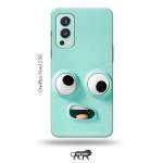 Tweakymod Printed Funny FAce Emoji Back Cover For OnePlus Nord 2