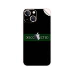GADGETSWRAP Printed Vinyl Skin Sticker for Apple iPhone 13 Mini - Disconnected Disconnect Inscription