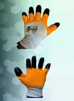 FORTUNER Tiger Print Multipurpose Reusable & Washable Palm Coated Safety Gloves (12 PAIRS PACK)