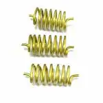 SHUBH SANKET VASTU Brass Square clockwise Spring For South West Direction Used to Hinder/Balance Energy Field. (Set of 9)