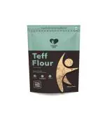 NOURISH YOU Teff Flour 500 G | Vegan | Organic | Gluten Free | Improves Gut Health | Rich in Micro-nutrients | No preservatives | Whole Grain Teff Flour | Pack of 1