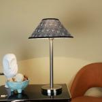 Black Silver Iron Table Lamp - TL-12047 - without bulb