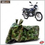 AG MOTO Bajaj Platina 100 bike cover Water Resistant Dust Proof Protection in All Weather Green Jungle