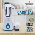 goodflame Mixer Grinder Carnival 500 watt 2 Jar 5 Year warranty on moter isi certified mixer