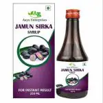 AAYU Jamun Sirka Syrup Improve Skin Health - Vitamin C, Iron, Nutrients in Jamun Vinegar - 250ml