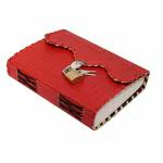 pranjals house Red Leather Handcrafted Diary 100 Pages (pack of 2)