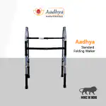 (Aadhya with mobility & medi equip)standard folding walker