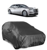 SHIVRAT Presents Semi Waterproof and Dustproof Car Body Cover Compatible With Rolls Royce Phantom All Variants_Grey Color With Mirror Slots
