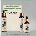 Vedic Customized Hair Fall Control Regimen for Dry Hair/Scalp & Straight Hair - 3 Product Kit - Anti Hair Fall Oil Lotus + Licorice- Anti-Hairfall Shampoo For Dry Hair - Nuyantra Pro Hair Growth Serum