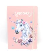 GOLD LEAF-Unicorn Dairy NoteBook With 80 Pages Pink Colour