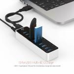 QZ USB 3.1 10 Port Powered Hub, 12V 5A 60W