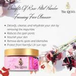 THE QUINN Rose petal powder foaming face cleanser (60 gm) with Natural Sun Protective Cream SPF 40 - SPF 40 (30 gm)