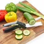 MOLTERA Smart Clever Cutter, Kitchen Knife, Food Chopper Fruit and Vegetable Cutter Stainless Steel, Kitchen Scissors, Vegetable Smart Cutter pack of 1