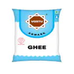 Vastu 100% Pure Agmark Ghee 1Ltr Pouch(Pack Of 1)
