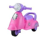 Joyride Pink Plastic Star Balance Bike Toy Ride On With Musical Horn Light, Up To 20Kgs
