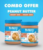 RM NUTBERRY CREAMY, SMOOTH PEANUT BUTTER 340gm in Pet Jar Pack of 2(CREAMY, SMOOTH, 340gm)