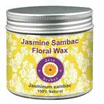 Deve Herbes Pure Jasmine Sambac Floral Wax (Jasminum grandiflorum) Natural Therapeutic Grade 50gm