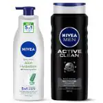 Nivea Body and Bath care essential Combo