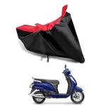 AASHTIK MART New Suzuki Access 125 Universal Motorcycle Bike/Scooty Two Wheeler Safety Full Body Cover Suzuki Access 125 Red Black Colour KK-444