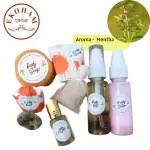 Ekoham MENTHA ARVENSIS OIL Skin Care Combo Kit-Body Polishing & Relaxing Spa