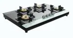 GOOD FLAME 4 Burners Black Glass Automatic Hob
