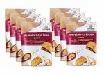 Nutribee 100% Whole Wheat Atta Rusk, Refined Sugar-Free, No Preservatives, Pack of 8