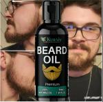 KURAIY Growth Beard Oil Grow Beard Thicker & More Full Thicken Hair Beard Oil For Men Beard Grooming Treatment Beard Care