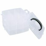 MOHAK 3 Layers 18 Grid Multicolor Plastic Storage Box