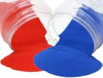 Bright bloom Red, Dark Blue Marble Rangoli Colors Natural Organic Combo, 1500 Gm Each (Pack Of 2)