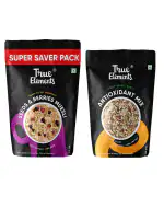 True Elements Seeds and Berries Muesli 1.2 kg & Antioxidant Mix 125 g Combo