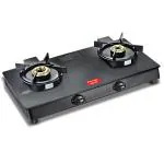 Prestige Svachh Neo Toughened Glasstop Gas Stove with Liftable 2 Burners (Black) - GTSN 02