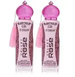 Al - Hassan Velvet Rose Deodorant For Women - Pack of 2 (200ml Each) | Alcohol Free Deo | Long Lasting Fragrance | Body Spray