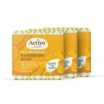 Actiyo Luxury Kasturi Manjal Scented Organic Handmade Soap (Pack Of 3 X 100g)