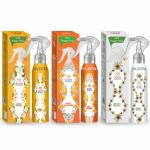 ST-JOHN Orange Rajnigandha, Jasmine Sandalwood & Nargis & Eucalyptus Air Freshener Spray for Home and Office With Trigger Pump 220 ml