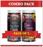 HASITAM Premium Quality Gems & Stone Chocolate l 100% Veg (450+450 Grams) Crackles (2 x 450 g)