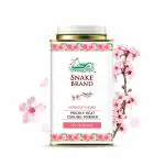 SHIVAMAX Snake Brand Prickly Heat Cooling Talcum Powder Japanese Sakura 140gm (THAILAND)