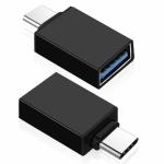 RAMPRIYA Type C OTG Adapter Black colour - Pack of 2