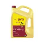 Jivo Cold Pressed oil Groundnut Oil - 5 Litre | Peanut Oil |Natural Cooking Oil | Chemical Free