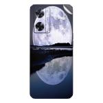 GADGETSWRAP Printed Vinyl Skin Sticker for Oppo A77s - full moon reflection