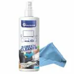 OXILY Screen Cleaner and Camera Lens Cleaner Spray with Microfiber Cloth | Cleaning Spray for Laptop, TV & Flat Screen, Display, Mobile Phone Screen, Display & Camera Lenses | 250 ml