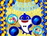 Baby Shark/cartoon/Chillar Party Birthday Decoration Kids Favorite Combo Kit Of 60 Pieces
