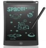 Cuberspeed Ruffpad 12E Re-Writable LCD Writing Pad with 30.4cm (12 inch) Writing Area, India's First Notepad to Save and Share Your Child's First creatives via Ruffpad app on Your Smartphone (Black)