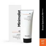 Minimalist Spf 60 PA ++++ Face Sunscreen 50 ml
