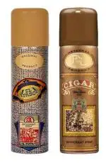 Lomani Paris Remy Latour Cigar And El Paso Deodorant Spray For Unisex, 200Ml (Pack Of 2)