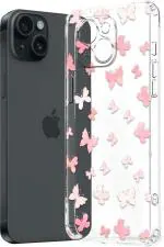 Fashionury Back Cover for Apple iPhone 15 Plus (Multicolor, Grip Case, Silicon, Pack of: 1)
