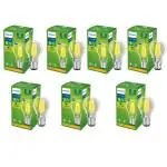 Philips Full Glow 9-Watt B22 Clear Led Bulb | Warm White, Pack Of 7